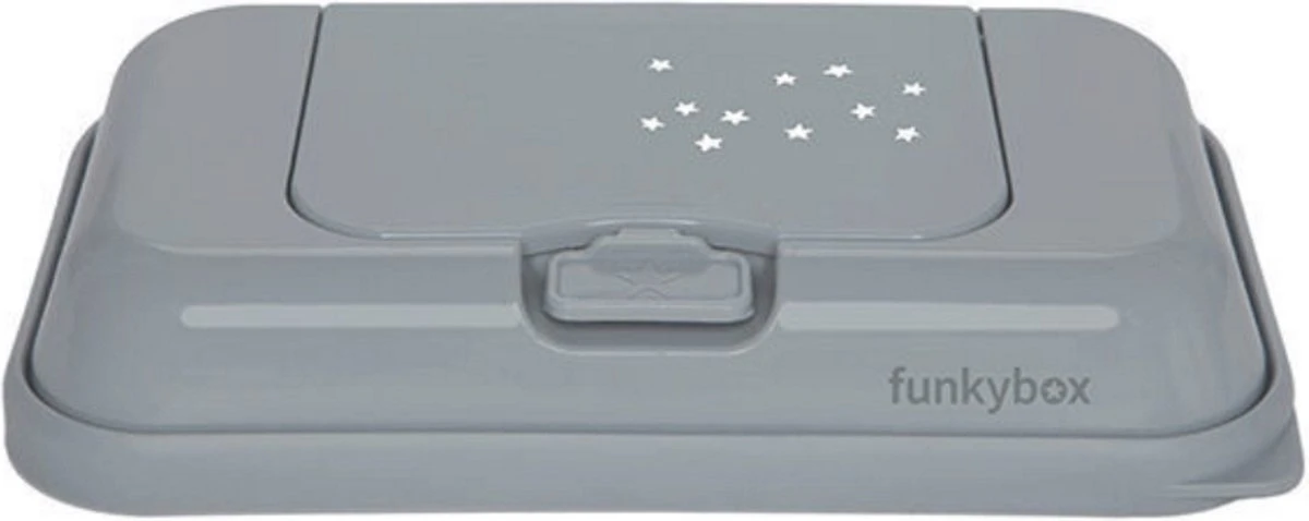 Funkybox - Billendoekjes Doosje - To Go - Grey - Little Stars 11 Funkybox - Billendoekjes Doosje - To Go - Grey - Little Stars - Afbeelding 9