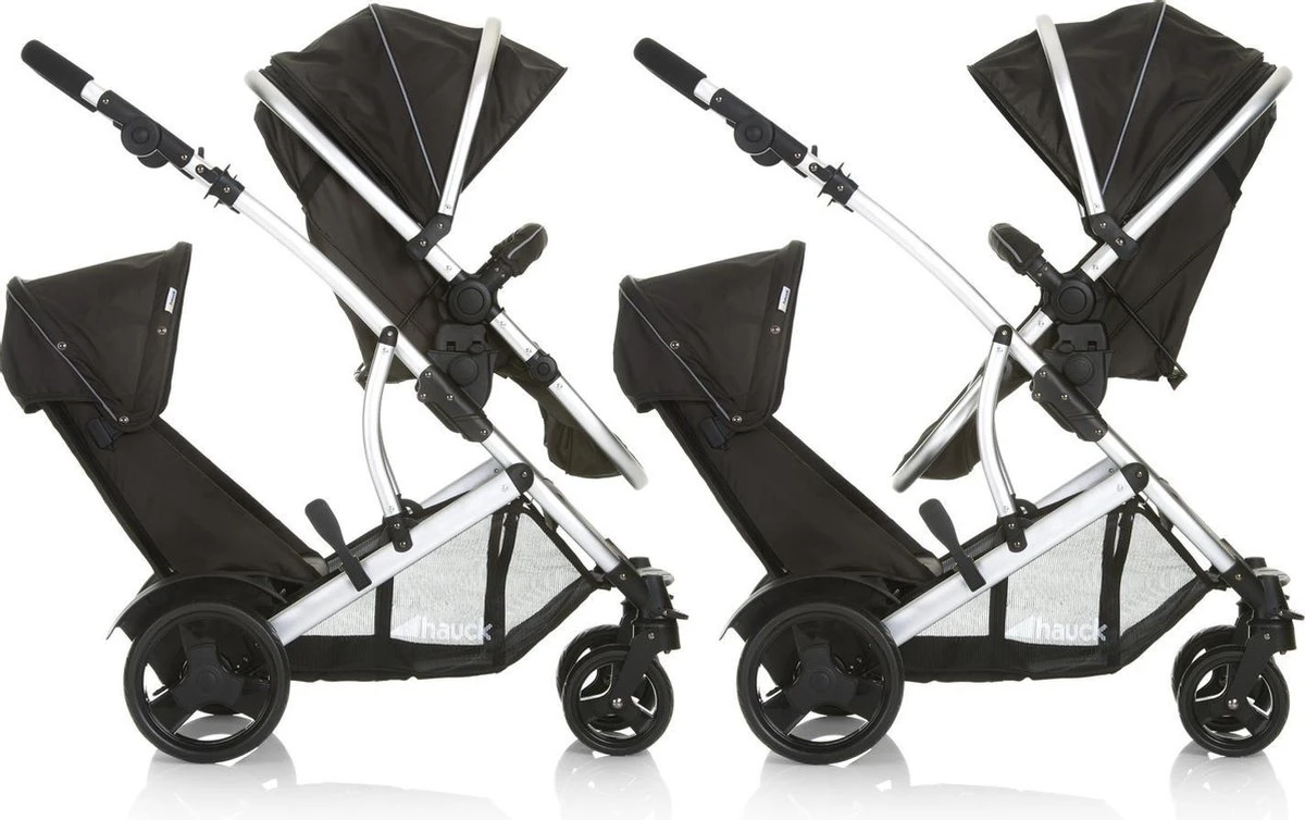 Hauck Duett 2 Duo Kinderwagen - Zwart 11 Hauck Duett 2 Duo Kinderwagen - Zwart - Afbeelding 9