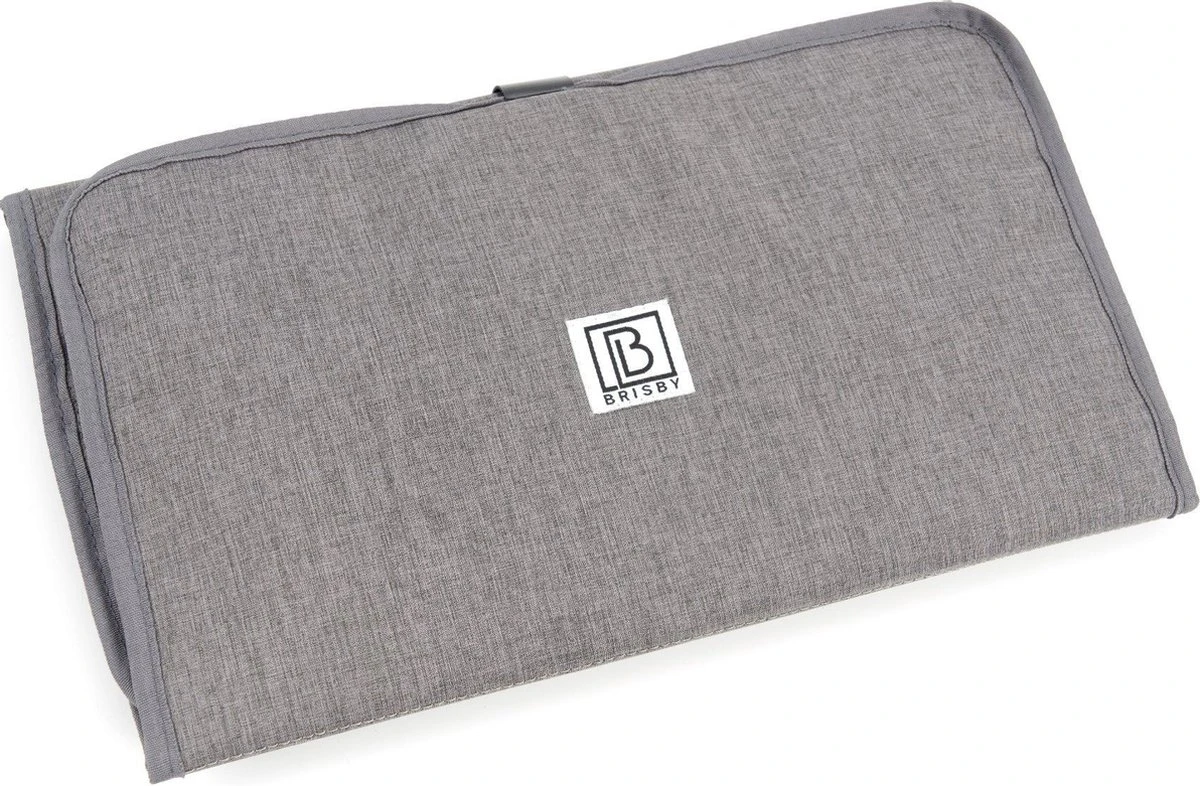 Brisby Slijtvast Verschoonmatje – Voorzien Van Een Klittenbandsluiting Voor Gemakkelijke 1-Hands Bediening - Donkergrijs 5 Brisby Slijtvast Verschoonmatje – Voorzien Van Een Klittenbandsluiting Voor Gemakkelijke 1-Hands Bediening - Donkergrijs - Afbeelding 3