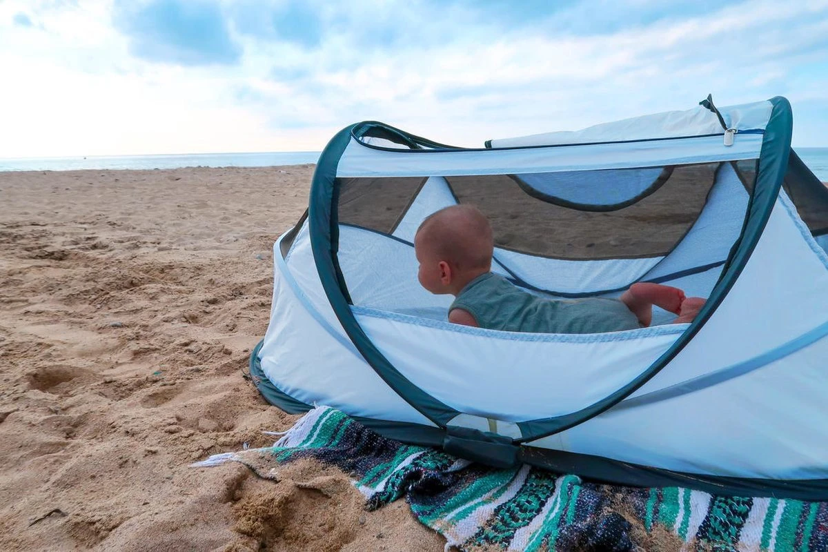 Deryan BabyBox Campingbedje - Baby Tentje - Blue 13 Deryan BabyBox Campingbedje - Baby Tentje - Blue - Afbeelding 11