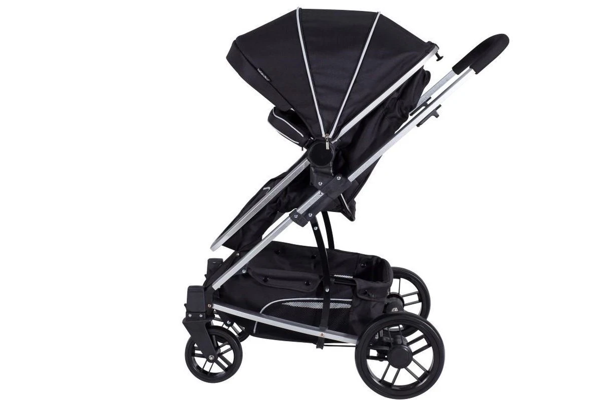 Bebies First Combi Kinderwagen Traffic - Zwart 8 Bebies First Combi Kinderwagen Traffic - Zwart - Afbeelding 6