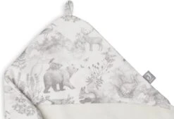 Jollein Badcape 75x75cm Pimpelmees - Forest Animals -Babyproducten Korting 1200x821 1