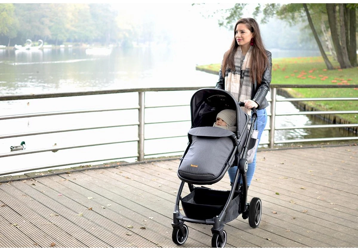 Baninni Kinderwagen Otto 3 In 1 Olive Green 4 Baninni Kinderwagen Otto 3 In 1 Olive Green - Afbeelding 2