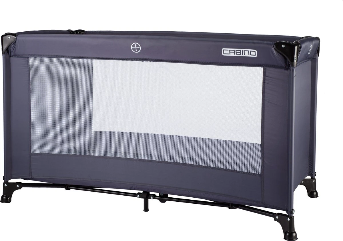 Cabino Campingbedje / Reisbed Set Inclusief Comfortabel Matras 60x120cm Grijs 8 Cabino Campingbedje / Reisbed Set Inclusief Comfortabel Matras 60x120cm Grijs - Afbeelding 6