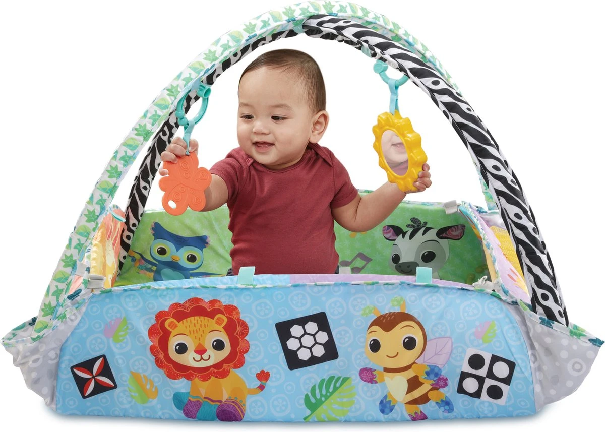 VTech Baby Dierenvriendjes Speelmat 7-in-1 - Interactief Babyspeelgoed - 0 Tot 3 Jaar - Babygym 5 VTech Baby Dierenvriendjes Speelmat 7-in-1 - Interactief Babyspeelgoed - 0 Tot 3 Jaar - Babygym - Afbeelding 3
