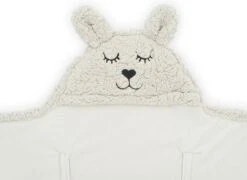 Jollein Wikkeldeken Bunny 100x105cm - Off-White -Babyproducten Korting 1200x873 3