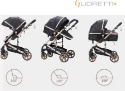 Merkloos Lioretti® Luxe Baby Buggy 3 In 1 | Baby Wagen | Kinderwagen Met Stoel En Wieg | Inklapbaar | Hoge Kwaliteit | Combi | Zwart 34 Merkloos Lioretti® Luxe Baby Buggy 3 In 1 | Baby Wagen | Kinderwagen Met Stoel En Wieg | Inklapbaar | Hoge Kwaliteit | Combi | Zwart -Babyproducten Korting 1200x877