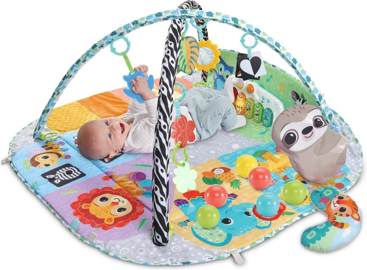 VTech Baby Dierenvriendjes Speelmat 7-in-1 - Interactief Babyspeelgoed - 0 Tot 3 Jaar - Babygym 4 VTech Baby Dierenvriendjes Speelmat 7-in-1 - Interactief Babyspeelgoed - 0 Tot 3 Jaar - Babygym - Afbeelding 2