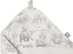Jollein Badcape 75x75cm Pimpelmees - Forest Animals -Babyproducten Korting 1200x888 3