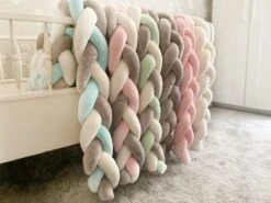 IL BAMBINI Gevlochten Baby Bed Bumper Treccia - Bedomrander - Box Omrander - Hoofdbeschermer - Boxrand - Bedbumper - Stootrand - Boxomrander - (3 Meter) Wit 10 IL BAMBINI Gevlochten Baby Bed Bumper Treccia - Bedomrander - Box Omrander - Hoofdbeschermer - Boxrand - Bedbumper - Stootrand - Boxomrander - (3 Meter) Wit -Babyproducten Korting 1200x899 10