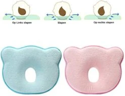 Baby IQ Orthopedisch Baby Hoofdkussen – Traagschuim – Tegen Plat Achterhoofd – Baby Kussen Plat Hoofd - Kraamcadeau – Blauw – Incl Gratis Bandana Slabber -Babyproducten Korting 1200x924 2