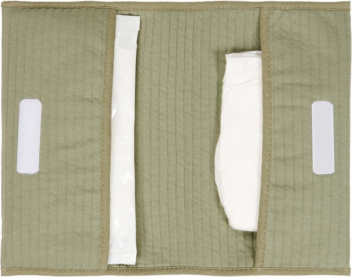 Little Dutch Luieretui Pure Olive 4 Little Dutch Luieretui Pure Olive - Afbeelding 2