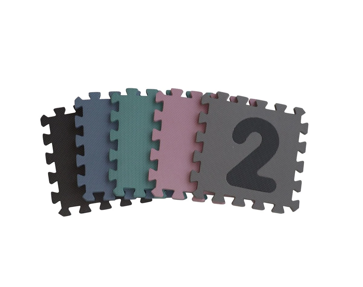 BabyDan Speelmat Vierkant Tegels 90 X 90 Roze 5 BabyDan Speelmat Vierkant Tegels 90 X 90 Roze - Afbeelding 3