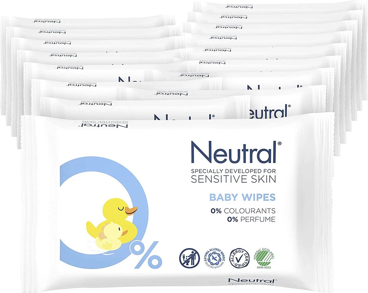 Neutral Baby Billendoekjes Parfumvrij En Zonder Zeep, Voor De Gevoelige Huid - 16 X 63 Doekjes - 1008 Stuks 7 Neutral Baby Billendoekjes Parfumvrij En Zonder Zeep, Voor De Gevoelige Huid - 16 X 63 Doekjes - 1008 Stuks - Afbeelding 5
