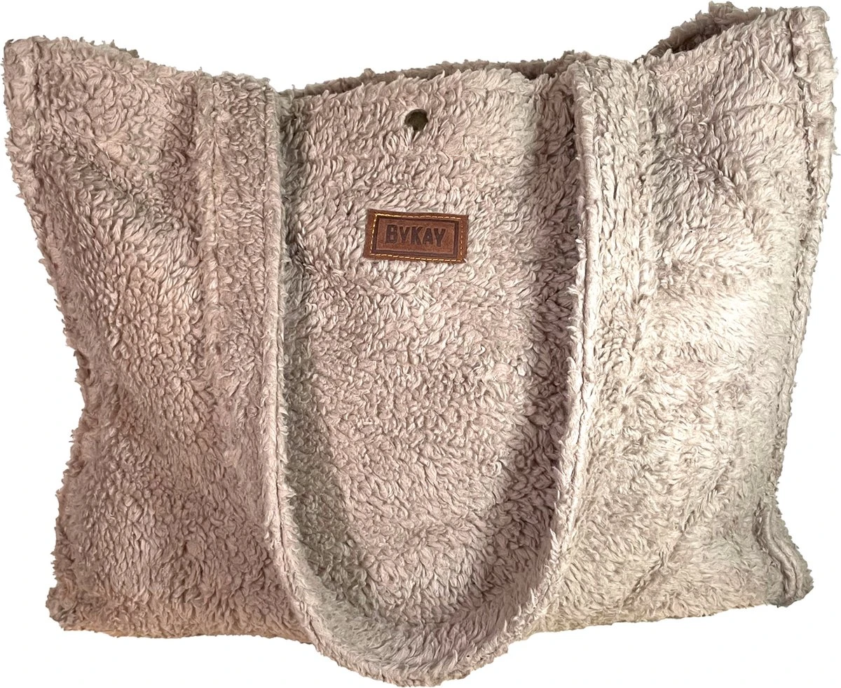 ByKay - Mom Bag - Draagzak - Teddy - Taupe - Organic 7 ByKay - Mom Bag - Draagzak - Teddy - Taupe - Organic - Afbeelding 5