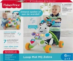 Fisher Price Fisher-Price Loop Met Mij Zebra - Looptrainer -Babyproducten Korting 1200x997 3