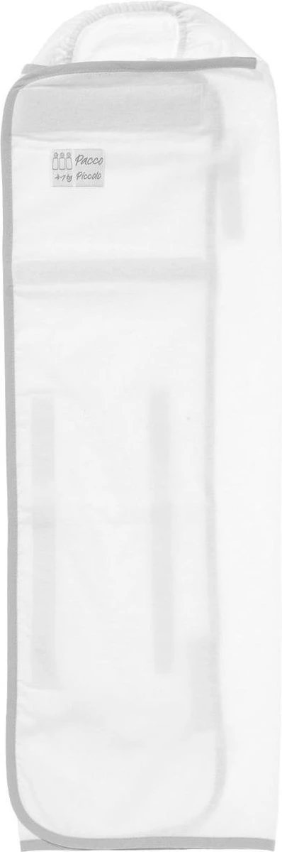 Pacco Piccolo Inbakerdoek - 4 Tot 7 Kg - Wit 3 Pacco Piccolo Inbakerdoek - 4 Tot 7 Kg - Wit