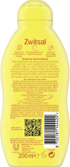 Zwitsal - Zeepvrij Schuimbad - 3 X 200 Ml 9 Zwitsal - Zeepvrij Schuimbad - 3 X 200 Ml -Babyproducten Korting 507x1200 1