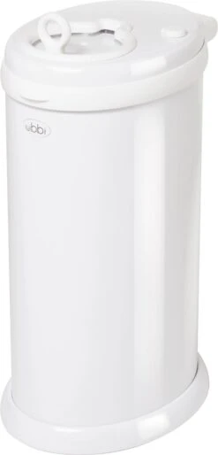 Ubbi® Ubbi Luieremmer - Wit - Metaal - Geurloos - Geen Navulcassettes Nodig