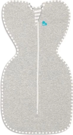 Love To Dream™ Babyslaapzak Swaddle Up™ - Inbakeren - Baby 0-3 Maanden - 3.5-6 Kg - All Season - Grijs