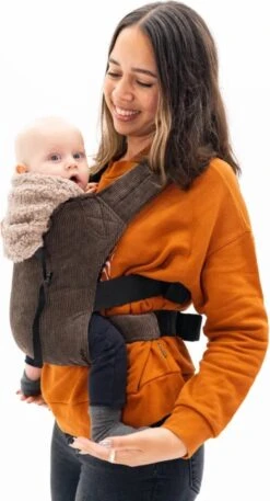 Bykay - Draagdoeken - Cover - Teddy Taupe - Winter Edition -Babyproducten Korting 648x1200