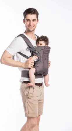 Fillikid Baby Draagzak 4 In 1 Ergonomisch - Buikdrager - Rugdrager - Multifunctioneel - Grijs 13 Fillikid Baby Draagzak 4 In 1 Ergonomisch - Buikdrager - Rugdrager - Multifunctioneel - Grijs -Babyproducten Korting 664x1200