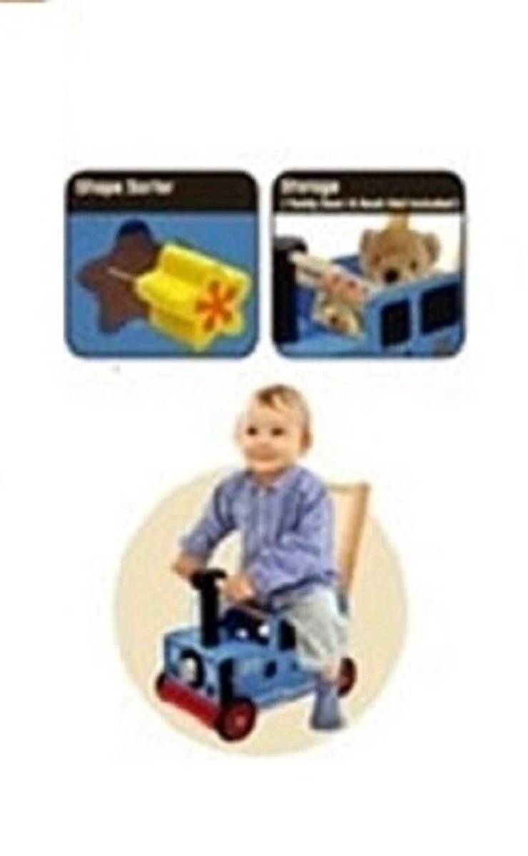 Loop/duwwagen Trein Thomas Tank Blauw 4 Loop/duwwagen Trein Thomas Tank Blauw - Afbeelding 2