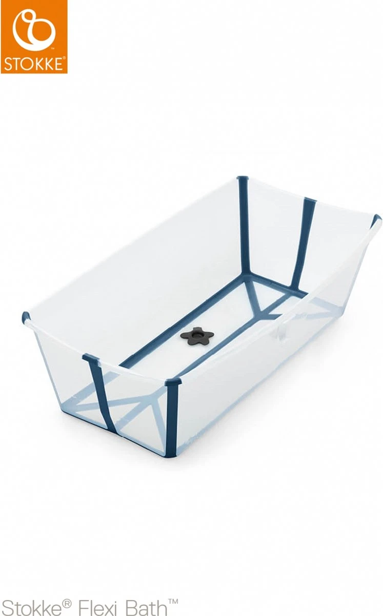 Stokke® Flexi Bath ® X-Large Transparent Blue 4 Stokke® Flexi Bath ® X-Large Transparent Blue - Afbeelding 2