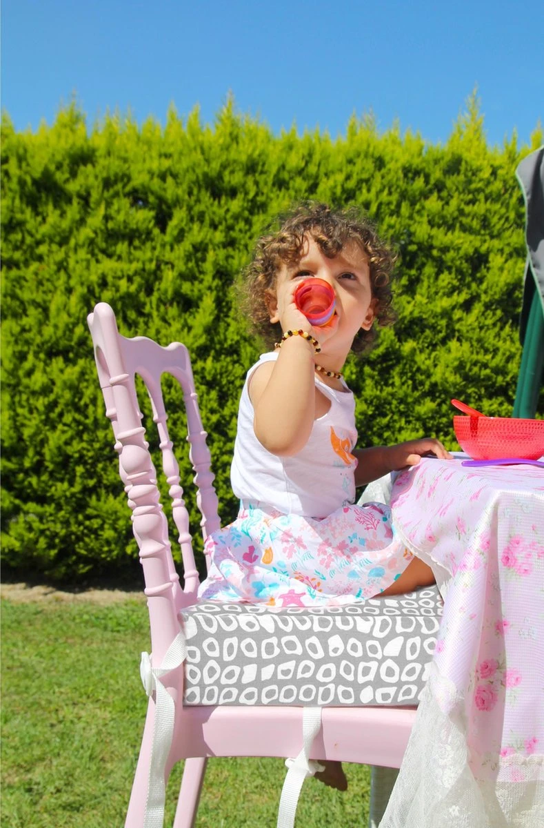 Babyjem Booster Chair Grey 5 Babyjem Booster Chair Grey - Afbeelding 3