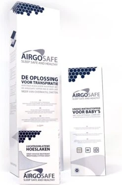 ABZ Airgosafe Hoeslaken 60x120 Cm - Duo Pack - Wit -Babyproducten Korting 790x1200 2