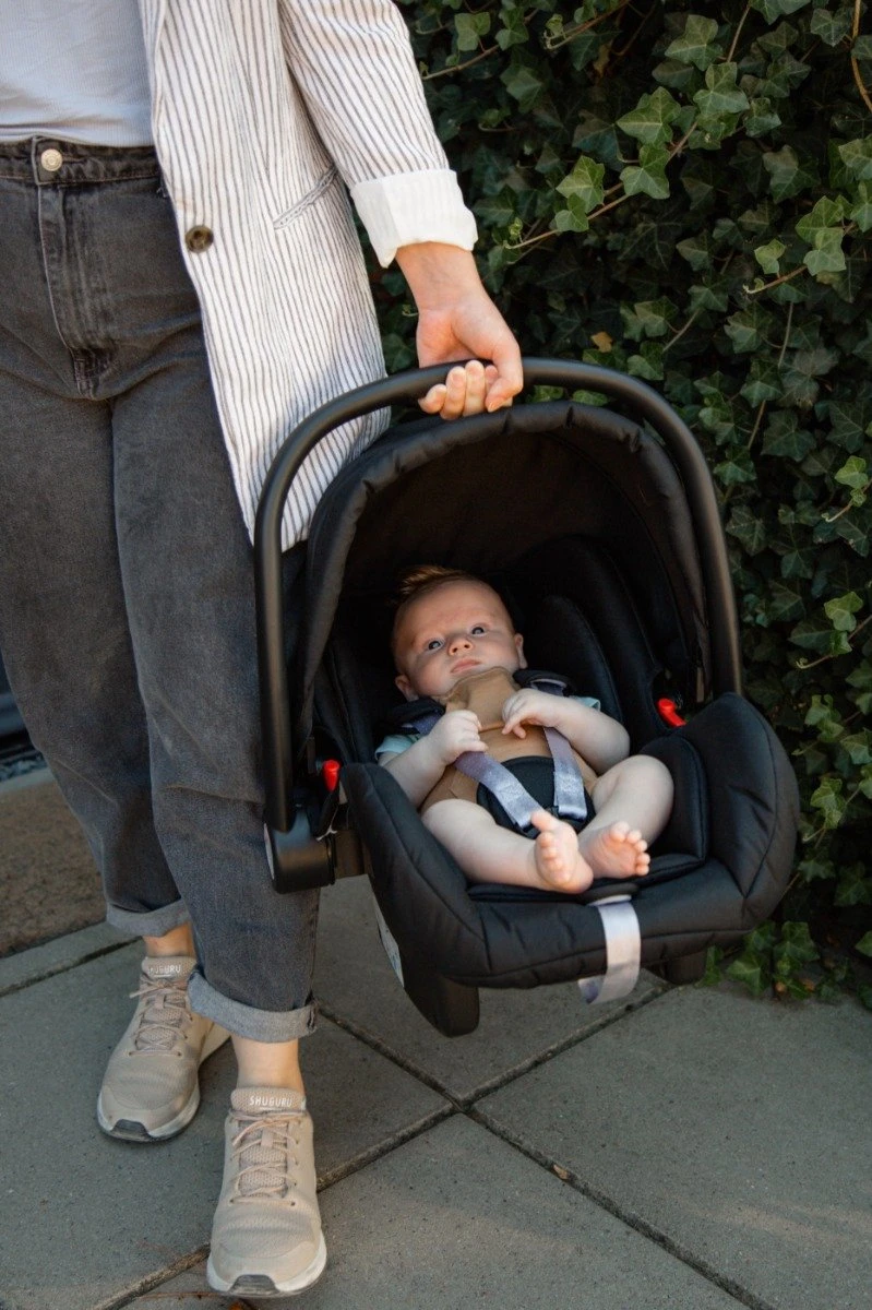 Ding Juna Kinderwagen 3 In 1 - Beige/Rose - Combi Kinderwagen Incl. Autostoel 14 Ding Juna Kinderwagen 3 In 1 - Beige/Rose - Combi Kinderwagen Incl. Autostoel - Afbeelding 12