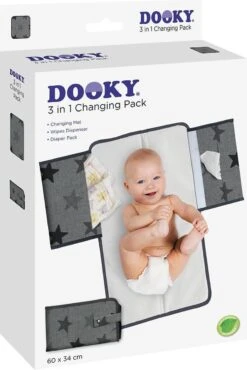 Dooky 3 In 1 Changing Pack Verschonings Matje Grey Stars 12 Dooky 3 In 1 Changing Pack Verschonings Matje Grey Stars -Babyproducten Korting 801x1200 32