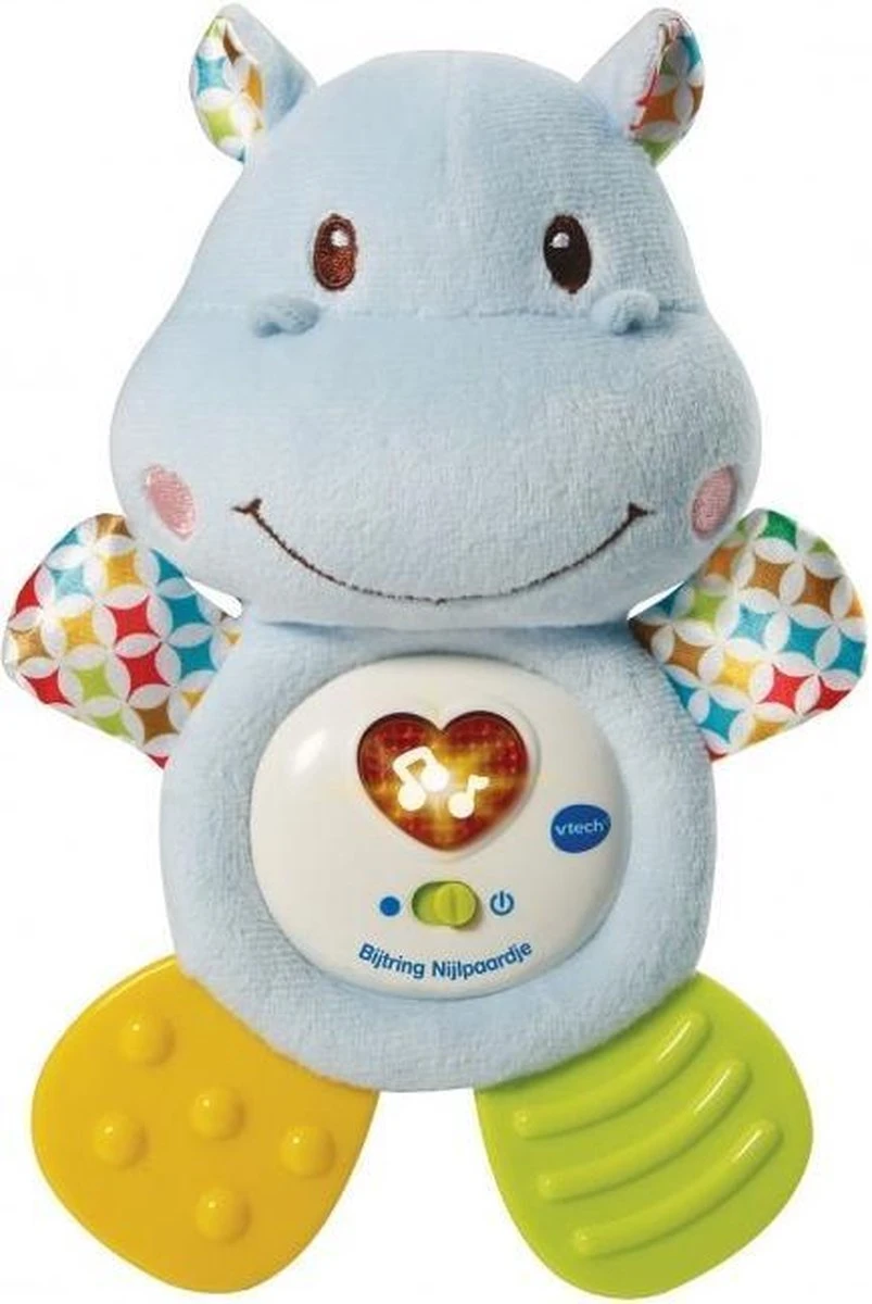 VTech Baby Bijtring Nijlpaardje - Educatief Babyspeelgoed - 0 Tot 24 Maanden 3 VTech Baby Bijtring Nijlpaardje - Educatief Babyspeelgoed - 0 Tot 24 Maanden