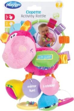 Playgro Clip Clop Rammelaar - Roze - Activiteitenspeeltje - Kraamkado -Babyproducten Korting 804x1200 7