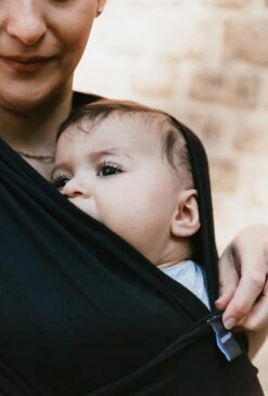 Baby Garden Draagdoek Zwart - Ergonomisch - Original - Gratis Slabbetje -Babyproducten Korting 812x1200