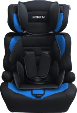 Cabino Autostoel Groep 1/2/3 (9-36kg) - Zwart-Blauw -Babyproducten Korting 818x1200