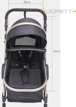 Merkloos Lioretti® Luxe Baby Buggy 3 In 1 | Baby Wagen | Kinderwagen Met Stoel En Wieg | Inklapbaar | Hoge Kwaliteit | Combi | Zwart 35 Merkloos Lioretti® Luxe Baby Buggy 3 In 1 | Baby Wagen | Kinderwagen Met Stoel En Wieg | Inklapbaar | Hoge Kwaliteit | Combi | Zwart -Babyproducten Korting 849x1200 2