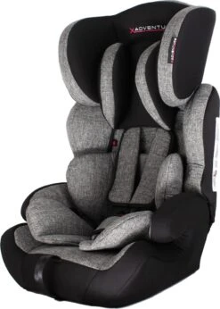 X Adventure Autostoel Premium Groep 1/2/3 (9-36 Kg) - Grijs -Babyproducten Korting 856x1200