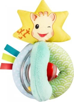 Sophie De Giraf - Rammelaar - Stoffen Balletjes Rammelaar