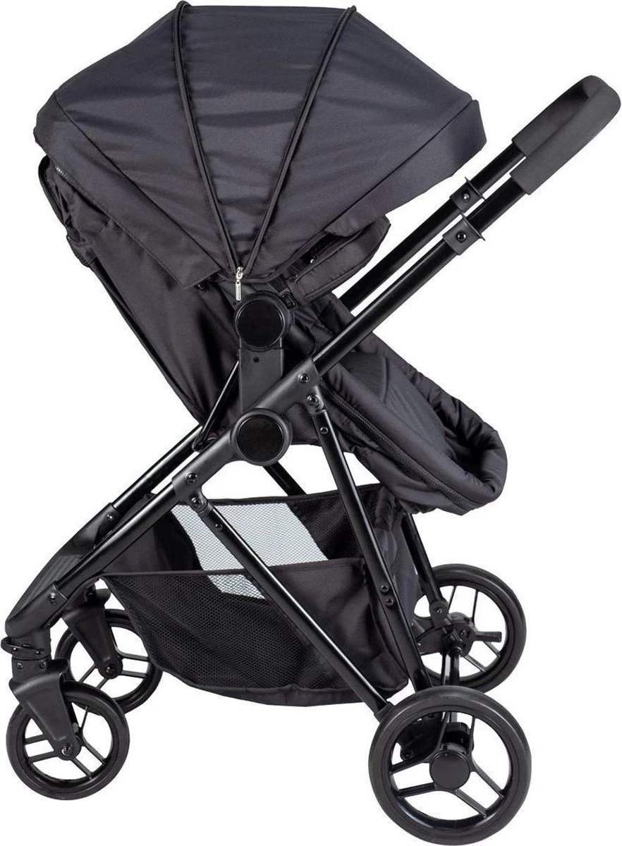 Bebies First Combi 3 In 1 Kinderwagen Optima- Zwart - Inc. Reiswieg, Zitting & Autostoel 9 Bebies First Combi 3 In 1 Kinderwagen Optima- Zwart - Inc. Reiswieg, Zitting & Autostoel - Afbeelding 7