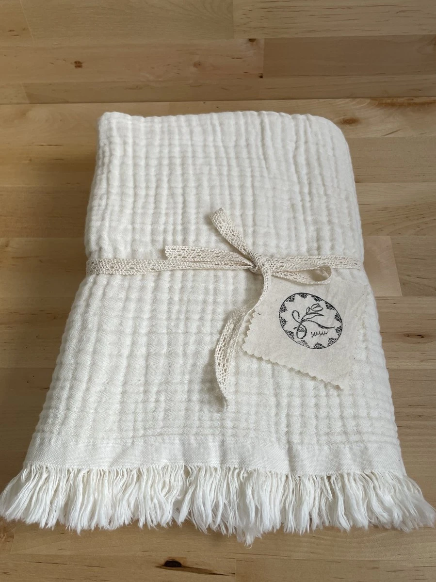 Merkloos Hydrofiele Doek XL 4 Layer Dik Swaddle - Baby Muslin Swaddle - Kraamcadeau - Katoenen Mousseline Baby Deken - Baby Badhanddoek 4 Merkloos Hydrofiele Doek XL 4 Layer Dik Swaddle - Baby Muslin Swaddle - Kraamcadeau - Katoenen Mousseline Baby Deken - Baby Badhanddoek - Afbeelding 2