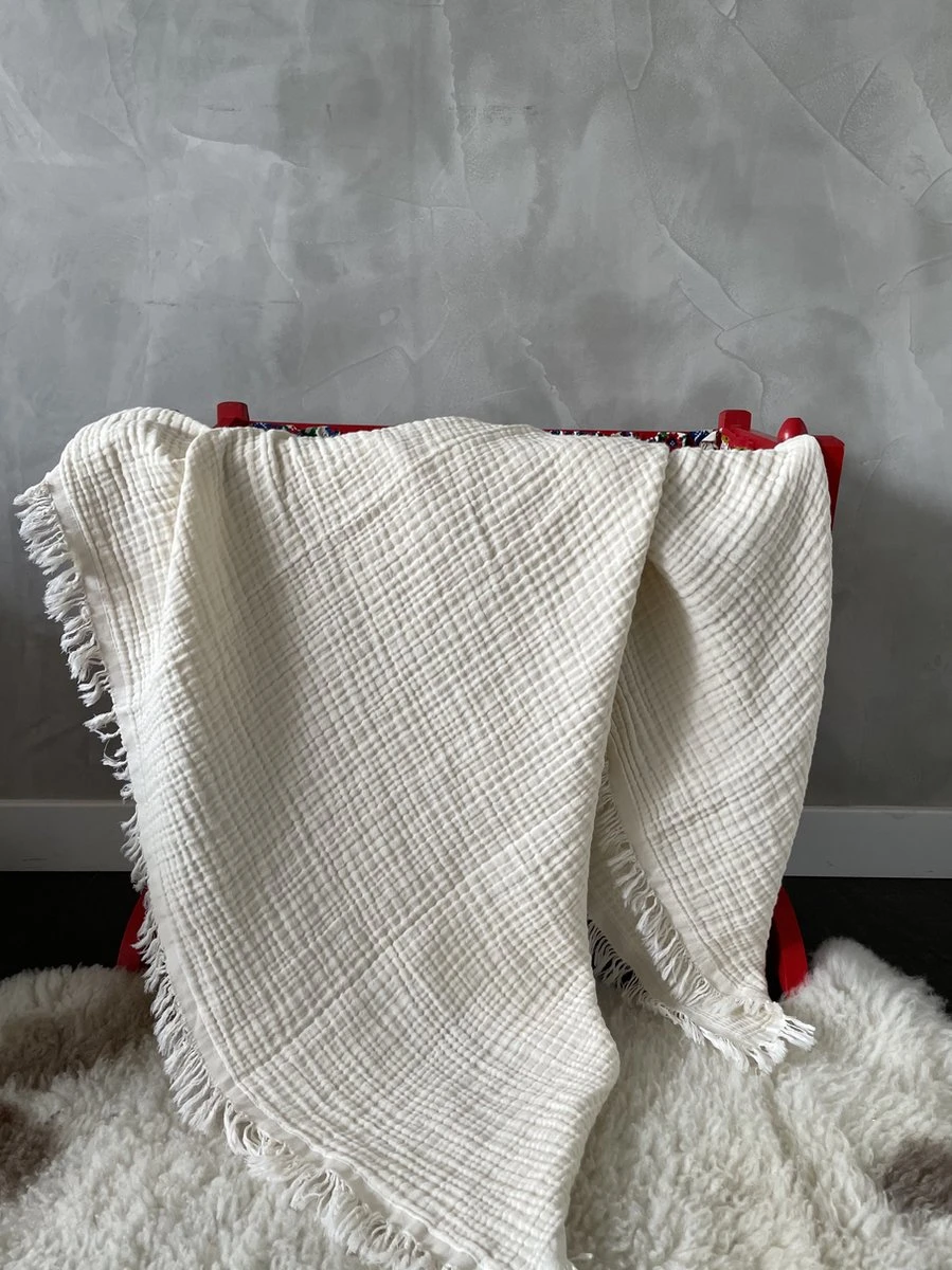 Merkloos Hydrofiele Doek XL 4 Layer Dik Swaddle - Baby Muslin Swaddle - Kraamcadeau - Katoenen Mousseline Baby Deken - Baby Badhanddoek 5 Merkloos Hydrofiele Doek XL 4 Layer Dik Swaddle - Baby Muslin Swaddle - Kraamcadeau - Katoenen Mousseline Baby Deken - Baby Badhanddoek - Afbeelding 3