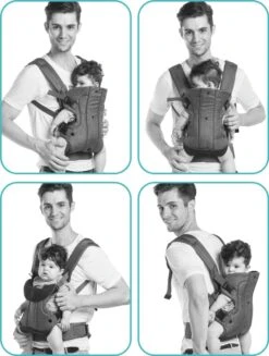 Fillikid Baby Draagzak 4 In 1 Ergonomisch - Buikdrager - Rugdrager - Multifunctioneel - Grijs 12 Fillikid Baby Draagzak 4 In 1 Ergonomisch - Buikdrager - Rugdrager - Multifunctioneel - Grijs -Babyproducten Korting 907x1200 2