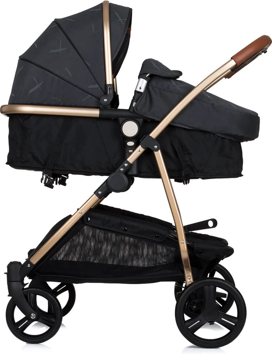 Duo Kinderwagen Chipolino Duo Smart Zwart, Incl. Luiertas 19 Duo Kinderwagen Chipolino Duo Smart Zwart, Incl. Luiertas - Afbeelding 17