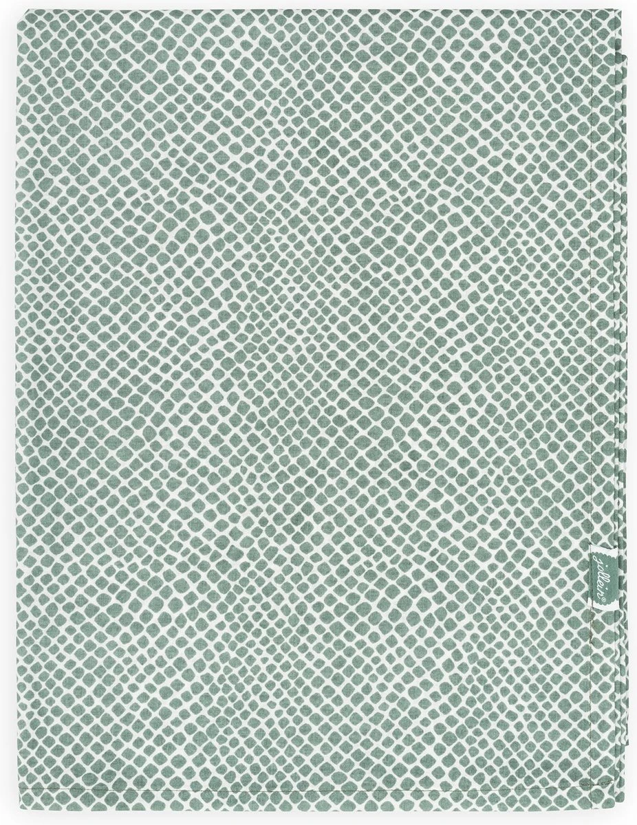 Jollein Baby Laken Wieg 75x100cm Snake - Ash Green 11 Jollein Baby Laken Wieg 75x100cm Snake - Ash Green - Afbeelding 9