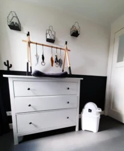 DiaperChamp One - Luieremmer - Verzorging - Luieremmers - White Black -Babyproducten Korting 987x1200 3