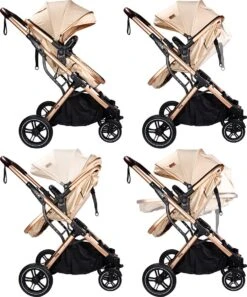 Ding Juna Kinderwagen 3 In 1 - Beige/Rose - Combi Kinderwagen Incl. Autostoel 22 Ding Juna Kinderwagen 3 In 1 - Beige/Rose - Combi Kinderwagen Incl. Autostoel -Babyproducten Korting 997x1200 2